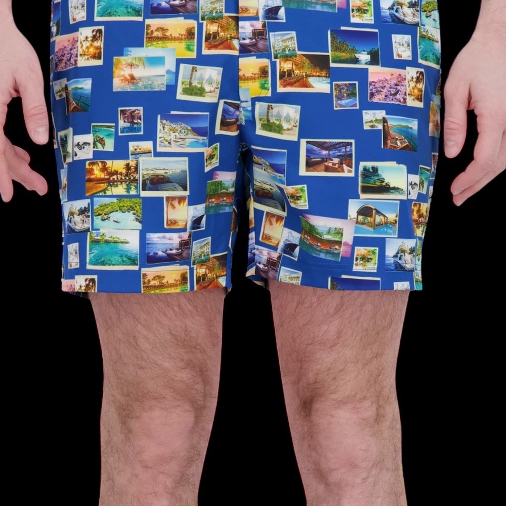 NWT Robert Graham Quick Dry Swim Trunks
Size M (32-24”)